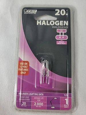Feit Electric 20-Watt G4 Clear Bulb 12 volt - NEW & FREE SHIPPING  - Image 1 of 2