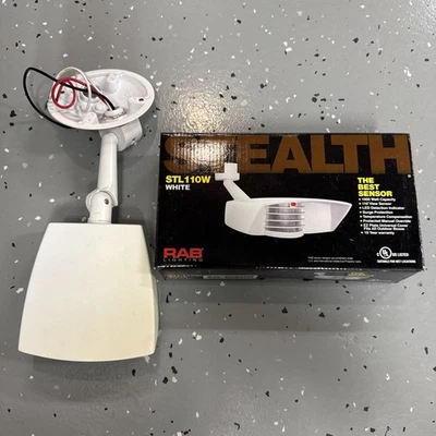 RAB Lighting STL110W Stealth 110 Sensor, 110 Degrees View Detection - Image 1 of 4