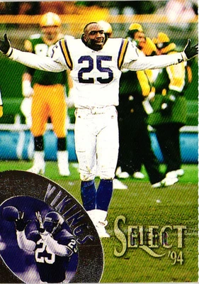 1994 Select - Vencie Glenn #99 - Vikings - Image 1 of 2