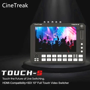 Cinetreak Mixer Plus Touch-S 10.1" 4-CH SDI HDMI Full Touch Video Switcher Panel - Picture 1 of 7