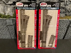 Atlas #543 HO Scale Code 83 Nickel Silver Right Hand Manual Turnout Switch Track - Picture 1 of 2