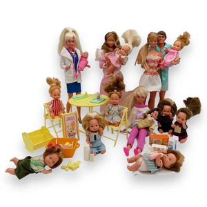 Barbie Doll Lot Heart Family Rosebud Doctor Barbie Skipper Accessories 1980s 90s - Picture 1 of 11