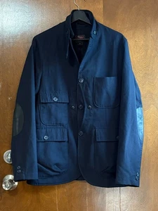 Woolrich x Daiki Suzuki Navy Wool Blazer Made in USA Men's Size Medium - Picture 1 of 3