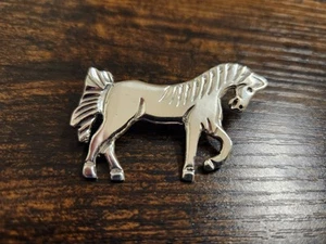 Navajo Native American Indian Horse Sterling Silver Pendant Robbie Manuelito - Picture 1 of 4