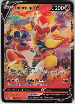 Infernape V Promo SWSH: Sword & Shield Promo Cards SWSH252 Pokemon - Image 1 of 2