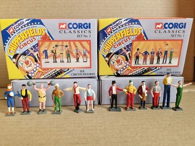 Corgi Classics Chipperfields 12 Circus Figures Set Number 1 and 2 Diecast VGC - Image 1 of 4