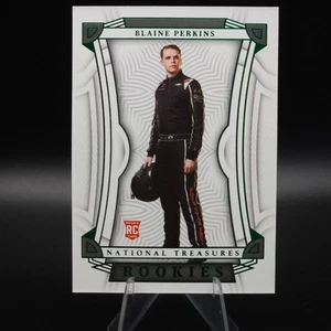 2023 Panini National Treasures - Rookies Green #99 Blaine Perkins /5 (RC) - Picture 1 of 2