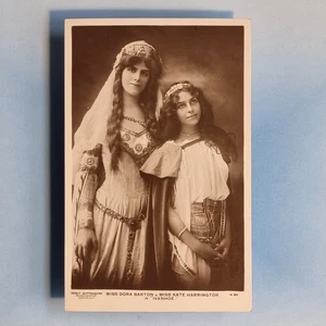 Edwardian Actress Postcard 1905 Ivanhoe Manchester Dora Barton Kate Harrington - Picture 1 of 2