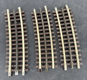 Atlas 6062 O72 1/2 Curve Track 3 Pieces Of Track In Real Nice Condition - Picture 1 of 4