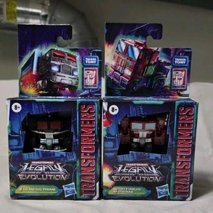 Transformers Legacy Evolution Core Class Nemesis Prime + Optimus Prime Set - Picture 1 of 4