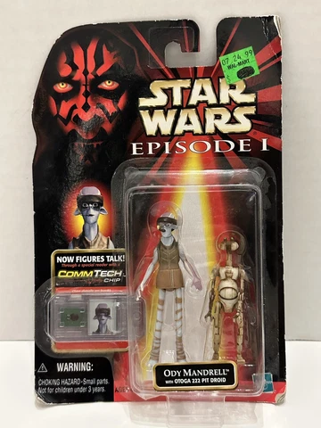 Star Wars Episode 1 ODY MANDRELL WITH OTOGA 222 Pit Droid Action Figure Used Cover