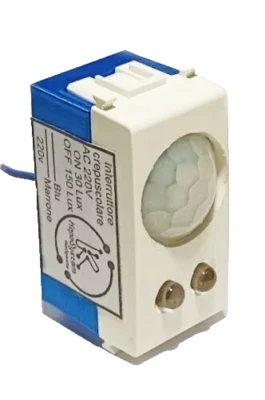 Sensore di Movimento Segnapasso notturna 2 led  Comp. Vimar Plana . - Imagen 1 de 4