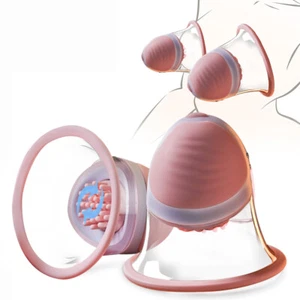 Vacuum Breast Enhancer Sucker Female Enlargement Pump Suction Nipple Massager - Picture 1 of 13