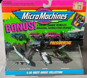 NEW Micro Machines 38 Presidential White House Air Force 1 Bell 222 Lincoln Limo - Picture 1 of 6