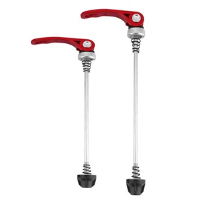 (Red)1 Pair Mountain Bike Skewers Road Bicycle Quickease Front Rear CH - Picture 1 of 9
