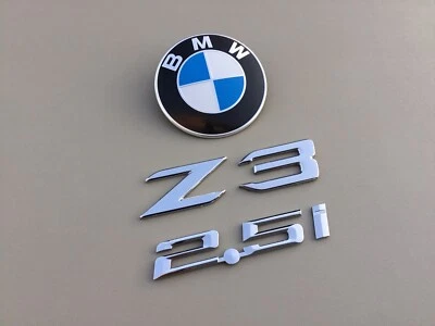 BMW Z3 2.5i 2000-2002 conjunto emblema maletero logotipo insignia OEM Foto 1 de 4