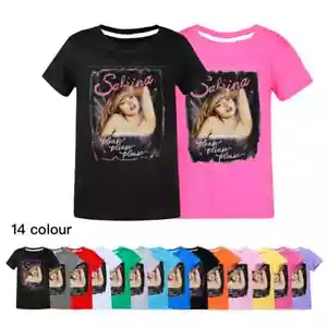 Camiseta Verano Sabrina Carpintero Camiseta Ropa Niñas Camiseta Prendas para el torso Kawaii - Imagen 1 de 38