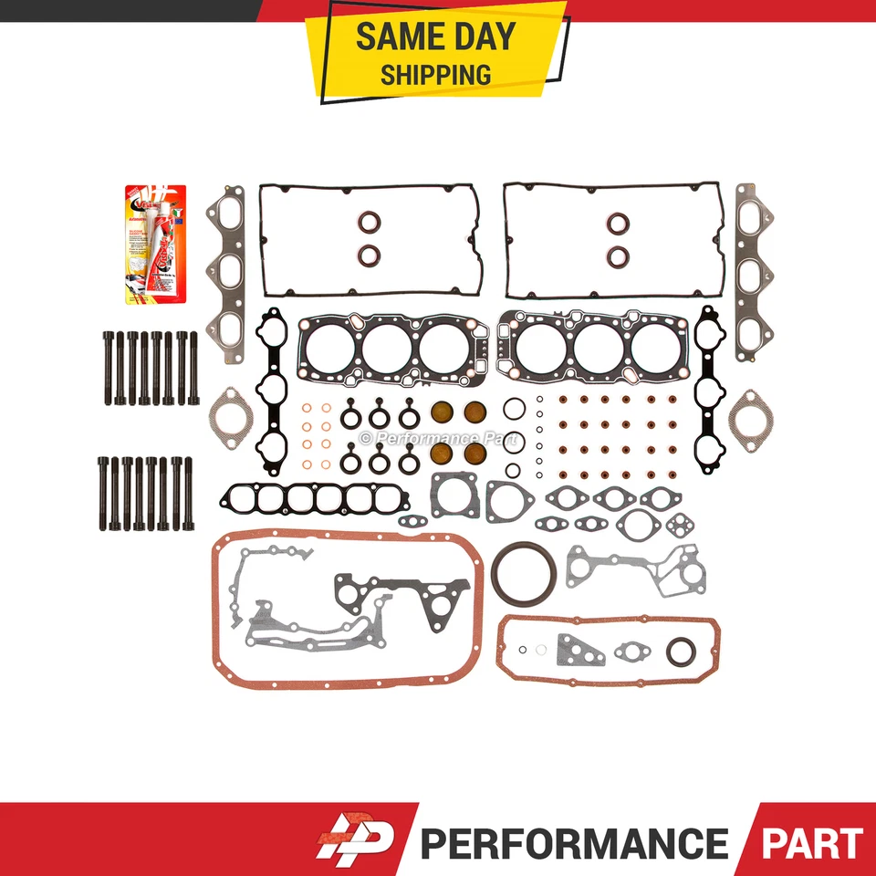 全垫圈套装头螺栓适用于 91-99 道奇 Stealth Mitsubishi 3000GT Turbo 6G72 — 第 1/4 张图片