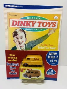 Classic Dinky Toys Collection #2 Bedford 10cwt Van Kodak Deagostini Magazine VGC - Picture 1 of 13