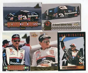 Lotto carte collezionabili Dale Earnhardt Sr. 5 HOF NASCAR RACECAR RACING (LOTTO 69) - Foto 1 di 1