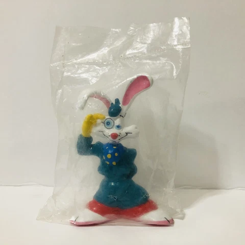 Disney Who Framed Roger Rabbit Service Uniform Vtg PVC Figure Topper 1987 New Cover