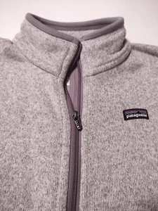 PATAGONIA GILET donna FULL ZIP FINTO COLLO 100% POLIESTERE (NO PILE) (L) grigio - Foto 1 di 4