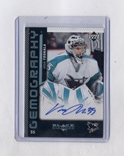 2006-07 Upper Deck Black Diamond Vesa Toskala GEMOGRAPHY #G-VT San Jose Sharks  