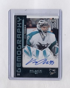 2006-07 Upper Deck Black Diamond Vesa Toskala GEMOGRAPHY #G-VT San Jose Sharks  