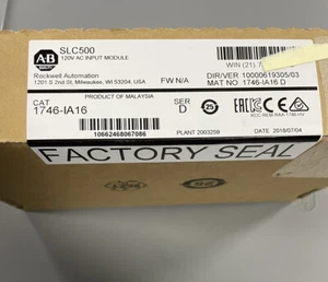 1746-IA16 DNew SEALED Allen Bradley SLC 500 Input Module NIB PLC  AB 1747-IA16 - Picture 1 of 5