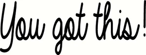 You Got This! Motivational Vinyl Wall Decal by Scripture Wall Art - Picture 1 of 6