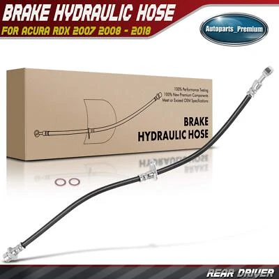 1x Manguera hidráulica de freno lateral izquierdo conductor trasero para Acura RDX 2007 2008 2009-2018 Foto 1 de 4
