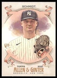 2021 Topps Allen & Ginter Base #104 Clarke Schmidt - New York Yankees RC