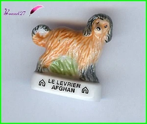 Feve Les Races de Chien Dog Edition Atlas " Le Levrier Afghan " #A17 - Imagen 1 de 1