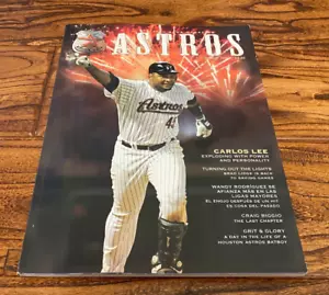 September 2007 Houston Astros Game Day Program Stadium Only Carlos Lee - Picture 1 of 3