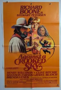 Earl Bellamy`s Original Movie Poster "AGAINST A CROOKED SKY" Richard Boone 24x37 - Bild 1 von 1