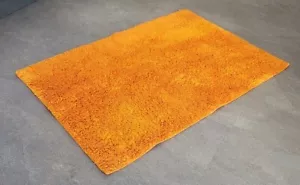 Eco True ORANGE Badteppich Badematte Badverleger 60x90 cm. 100% Bio-Baumwolle - Bild 1 von 6