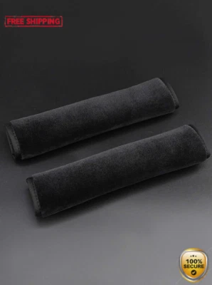 2pcs Plush Car Seat Belt Pads - Soft Shoulder Cushion for Comfort & Protection - Image 1 of 4