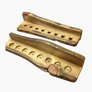 OLHAUSEN 2 PIECE RUSTIC CUE RACK - Picture 1 of 1