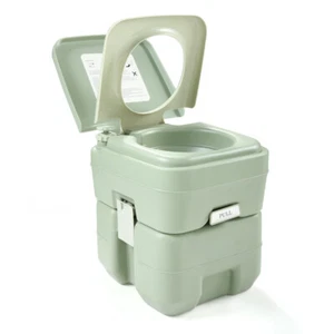 5.3 Gallon 20L Flush Travel Camping Portable Toilet Outdoor for Camping Boating - Picture 1 of 12