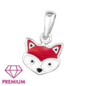 Fuchs Kinder Premium Kettenanhänger 925 Silber für Schmuck Geschenk - Picture 1 of 5