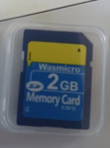 Pack de 2 tarjetas de memoria de 2 GB wasmicro nuevas paquete de 2 - Imagen 1 de 2