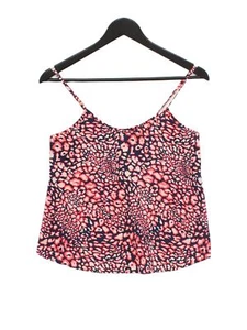 Topshop Women's T-Shirt UK 4 Pink 100% Polyester Camisole - Picture 1 of 5
