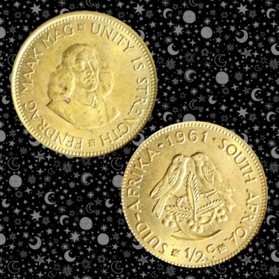 Moneda de 1/2 centavo Sudáfrica 1961. Nuestro T2881 Foto 1 de 3