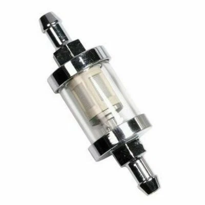 Universal Fuel Filter Washable& Reusable Petrol Inline 8mm 5/16" Accessor - Image 1 of 4