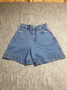 Pantaloncini jeans Gitano High Rise Mom vintage anni 90 retro denim lavaggio medio taglia 8 - Foto 1 di 7