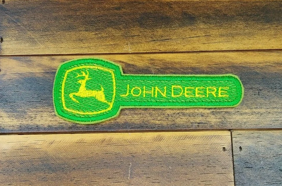 John Deere Patch Iron-On John Deere Logo Applique Embroidered Patch  - Image 1 of 1