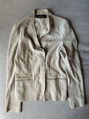 Giacca scamosciata Gucci taglia 42