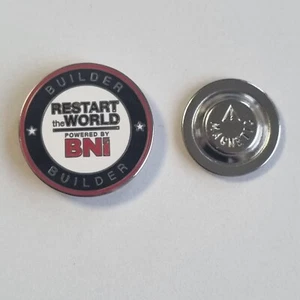 Neustart The World Business Network International Builder magnetisches Abzeichen Brandneu - Bild 1 von 4