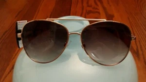 Vera Wang Gold Aviator sunglasses #331 60 60 No Case - Picture 1 of 4