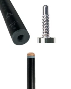 Albero in fibra di carbonio McDermott DEFY - Collare giunto grigio radiale 12 mm 29" - .843" - Foto 1 di 3